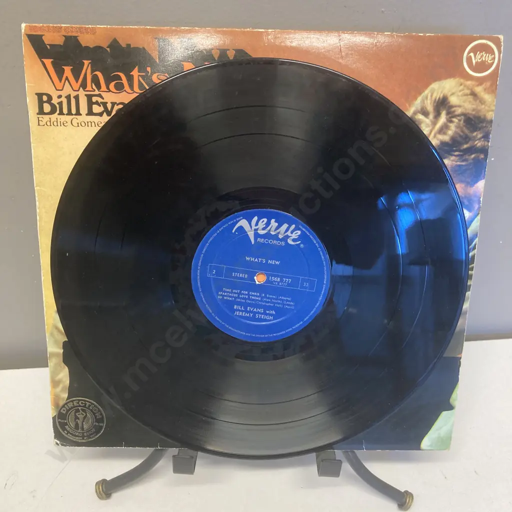 Bill Evans & Jeremy Steig – What's New Vinyl LP, Verve Records – 1568 777,1969? New Zealand Pressing Image 1++