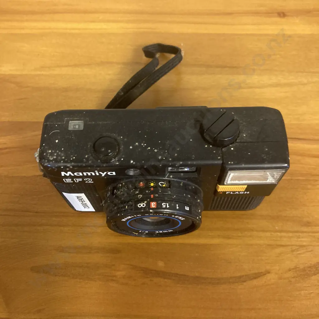Mamiya EF2 Black 35㎜ Point & Shoot Film Camera 38㎜ f/4 Lens From JAPAN Image 1++