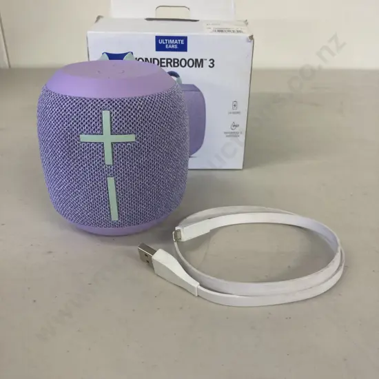 UE Wonderboom 3 - Portable Mini Bluetooth Speaker, Lavender Colour
