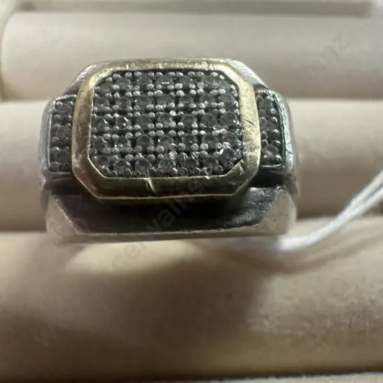 Michael Hill Jewellers Mens Ring Stamped 925 10k 0.1?