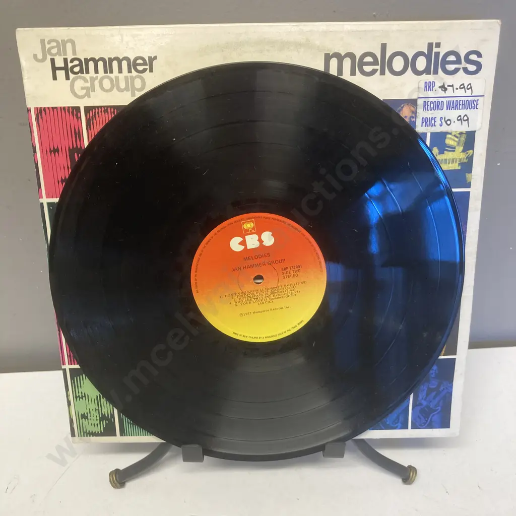 Rare Collectable Jan Hammer Group Melodies Vinyl LP, Nemporer Records SBP 237091, 1977 New Zealand Pressing Image 1++