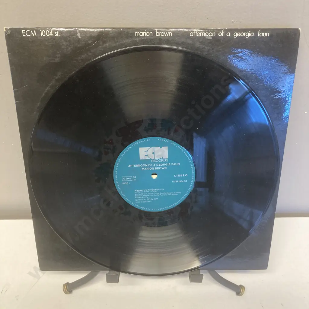 Marion Brown ‎– Afternoon Of A Georgia Faun Vinyl LP, ECM Records ‎– ECM 1004 ST, 1970 Germany Image 1++