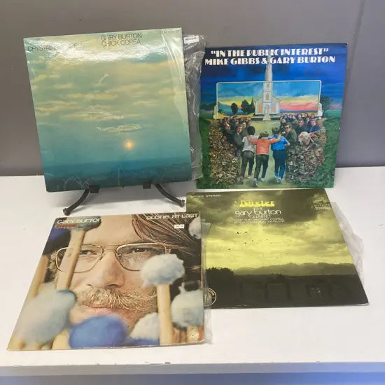 Gary Burton LPs  - Alone At Last, Atlantic SD1598 (Monarch Pressing) 1971 US, Duster RCA Victor LSP3835 1967 US