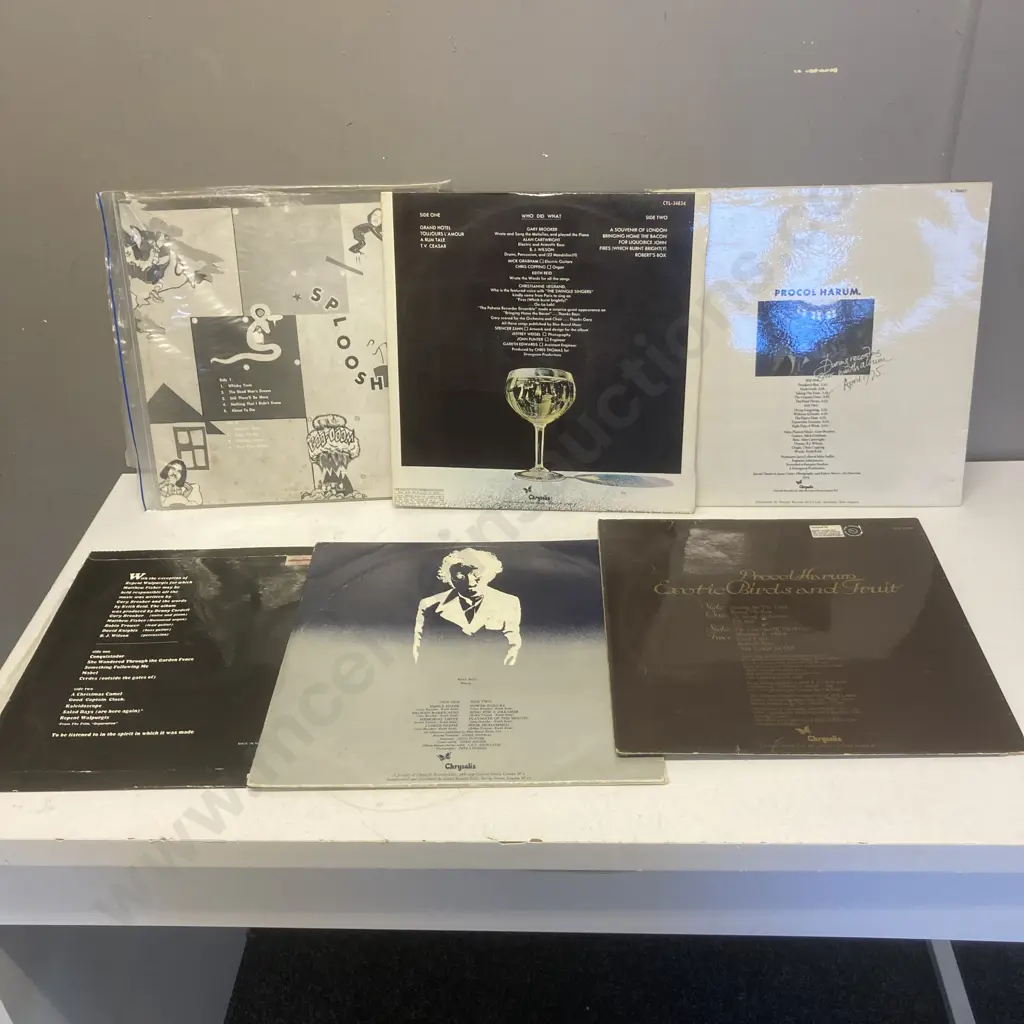 Procul Harum LPs x 6, Debut Album Festival NZ Pressing, Home AM Label NZ, Broken Barricades Etc Image 1++