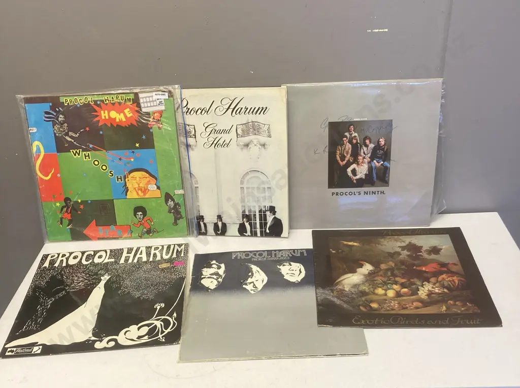 Procul Harum LPs x 6, Debut Album Festival NZ Pressing, Home AM Label NZ, Broken Barricades Etc Image 1++