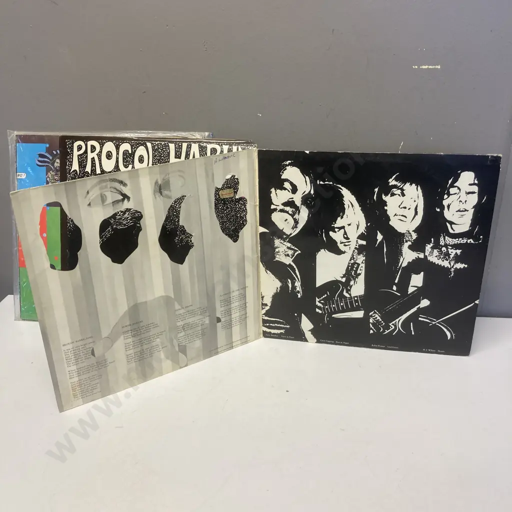 Procul Harum LPs x 6, Debut Album Festival NZ Pressing, Home AM Label NZ, Broken Barricades Etc Image 1++