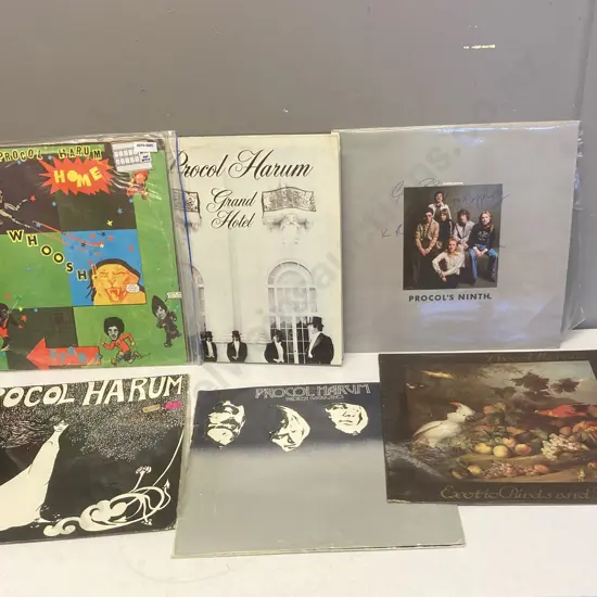 Procul Harum LPs x 6, Debut Album Festival NZ Pressing, Home AM Label NZ, Broken Barricades Etc