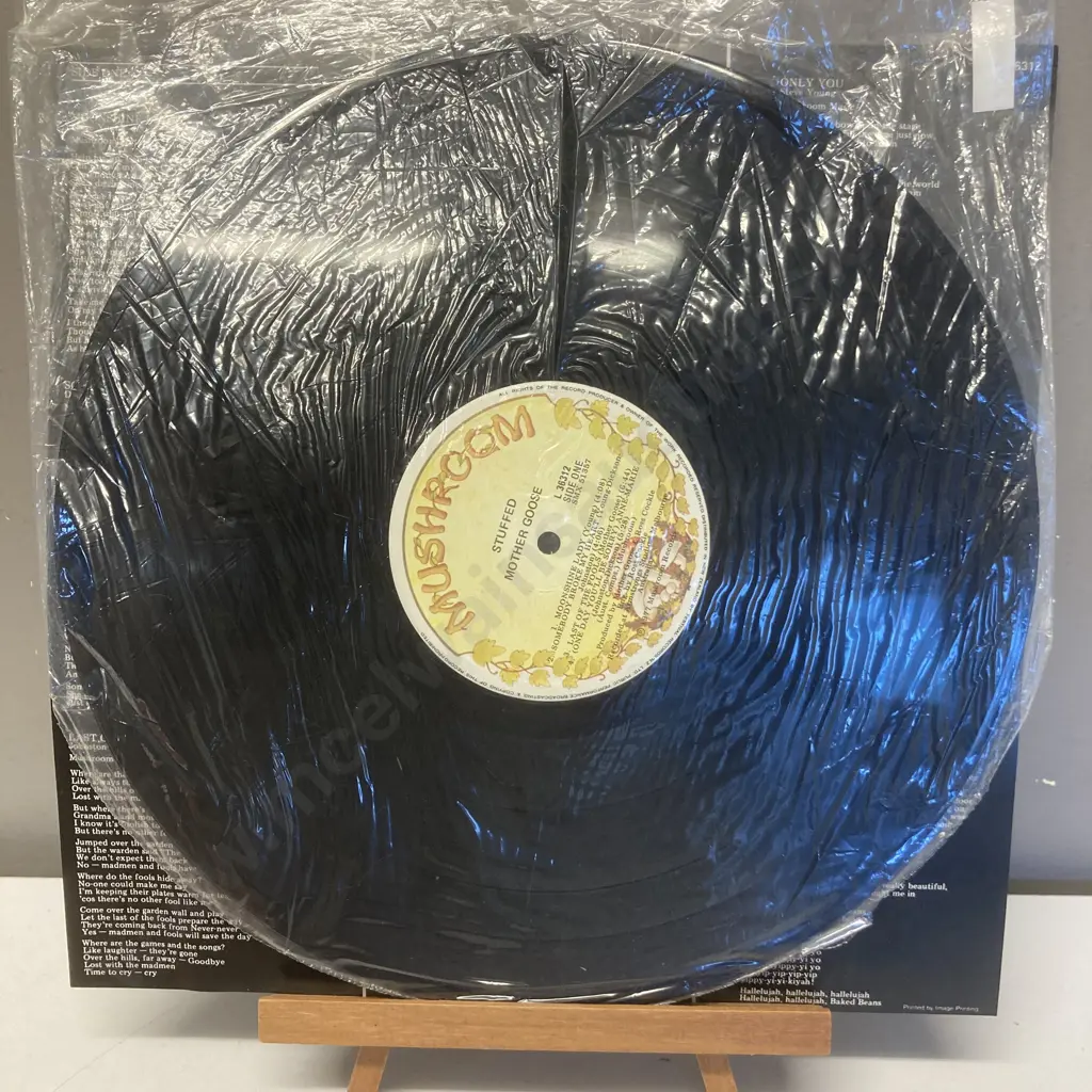 Mother Goose - Stuffed Vinyl LP L 36312 Mushroom Label 1977 New Zealand Gatefold Cover Includes Insert With Lyrics Image 1++