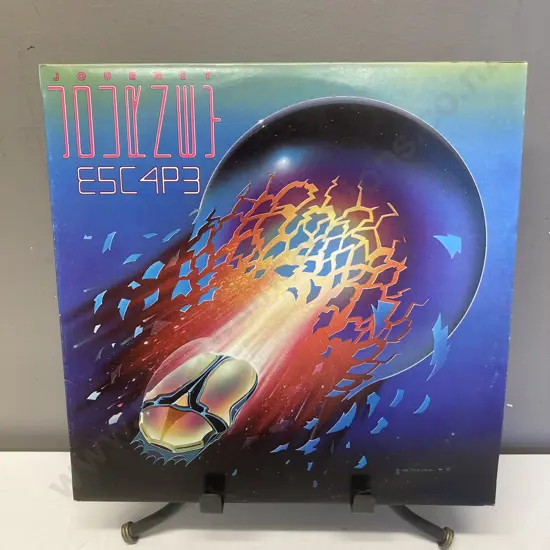 Rare Journey Escape Vinyl LP Label CBS SBP237683 1981 (Aussie # but NZ Release ) Lyrics Sheet