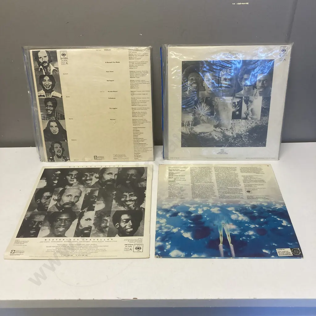Weather Report LPs x 4, Mysterious Traveller, Tale Spinnin, Heavy Weather (NZ)  & I Sing The Body Electric (Holland) Image 1++