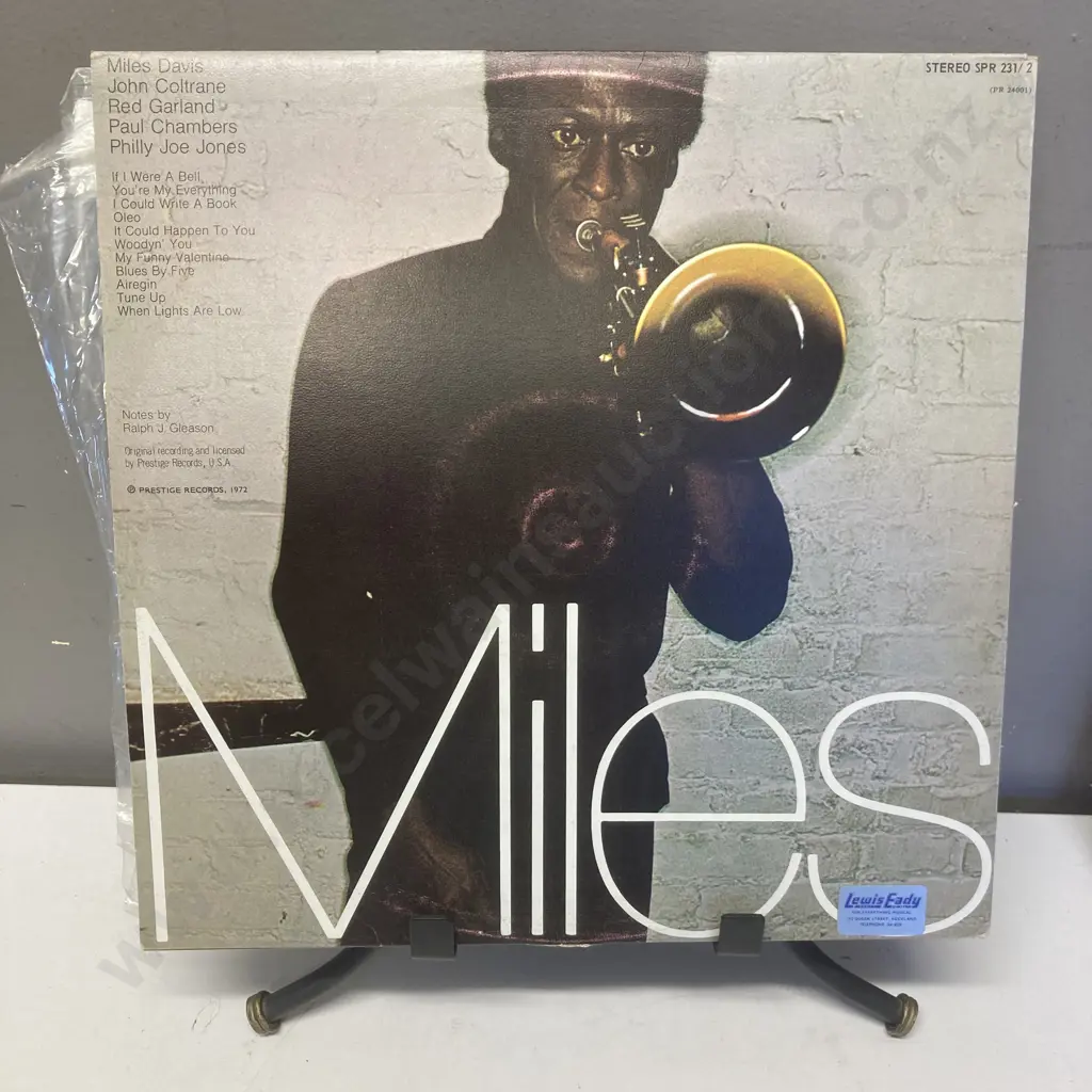 Miles Davis Vinyl LPs– Miles Davis, Prestige - SPR231/2,1972 (Festival NZ) 2 x Vinyl & Miles Ahead! PRST 78221970 US Image 1++