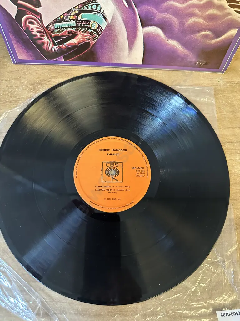 Herbie Hancock - Thrust Vinyl LP - CBS SBP 474251 New Zealand 1974 Image 1++