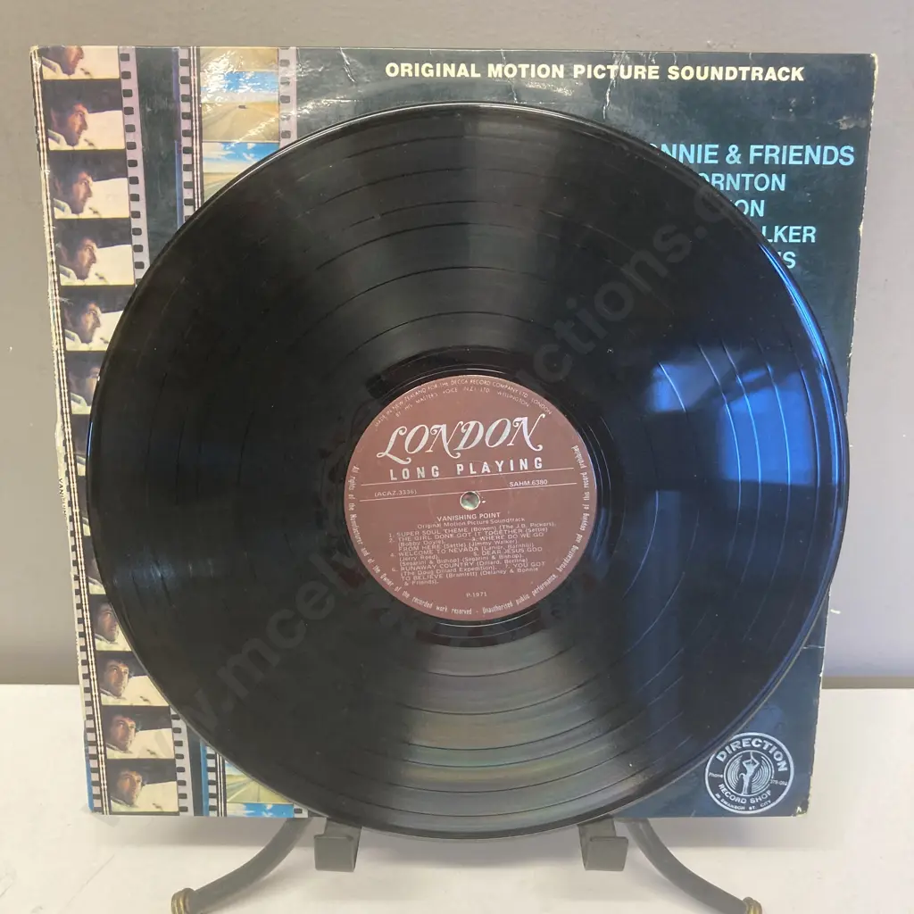 Vanishing Point (Original Motion Picture Soundtrack) Vinyl LP, London Records – SAH 6380, 1971 NZ - His Masters Voice Image 1++