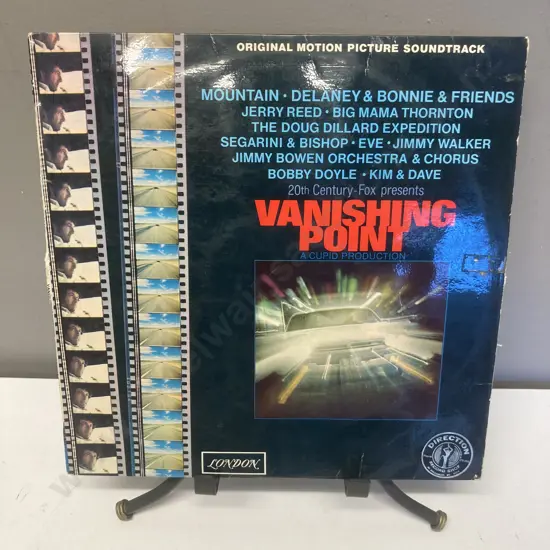 Vanishing Point (Original Motion Picture Soundtrack) Vinyl LP, London Records – SAH 6380, 1971 NZ - His Masters Voice