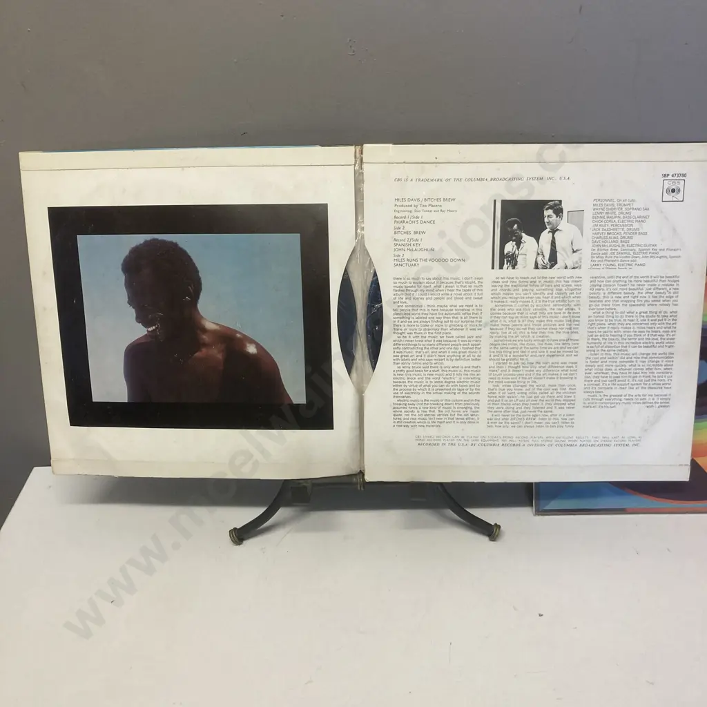 Miles Davis Vinyl LPs Bitches Brew, CBS SBP473780 1970 NZ, 2 x Vinyl, Gatefold, Miles In The Sky CBS 63352 1968 UK Image 1++