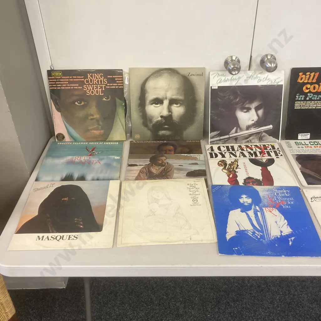 Assorted Jazz Vinyl LPs x 18 - Bill Coleman, Eddie Harris, King Curtis Etc Image 1++