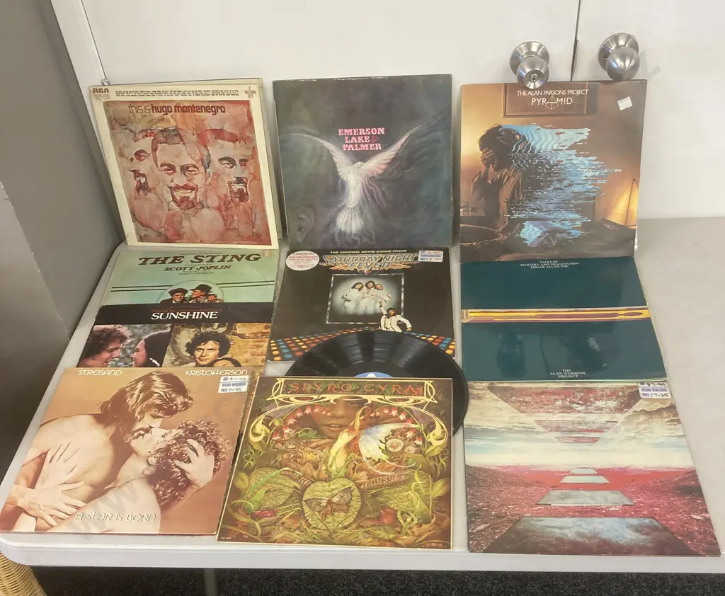 Assorted Vinyl LPs x 11 - Alan Parsons Project, Emerson Lake & Palmer, Spyro Gyra, Movie Soundtracks Etc Image 1++