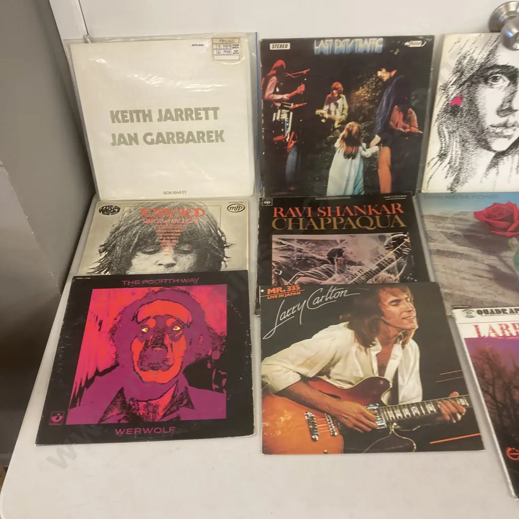 Assorted Vinyl LPs x 12 - Last Exit Traffic, Terry Reid, Ravi Shankar Etc Image 1++