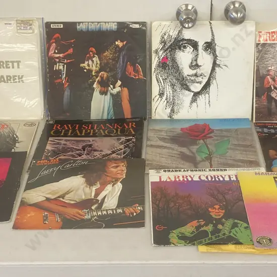 Assorted Vinyl LPs x 12 - Last Exit Traffic, Terry Reid, Ravi Shankar Etc