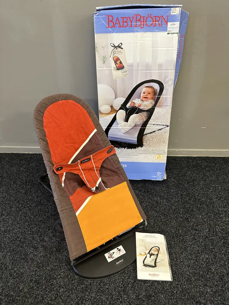 BabyBjorn Babysitter Balance Bouncer - Limited Edition Retro Design - Boxed Image 1++
