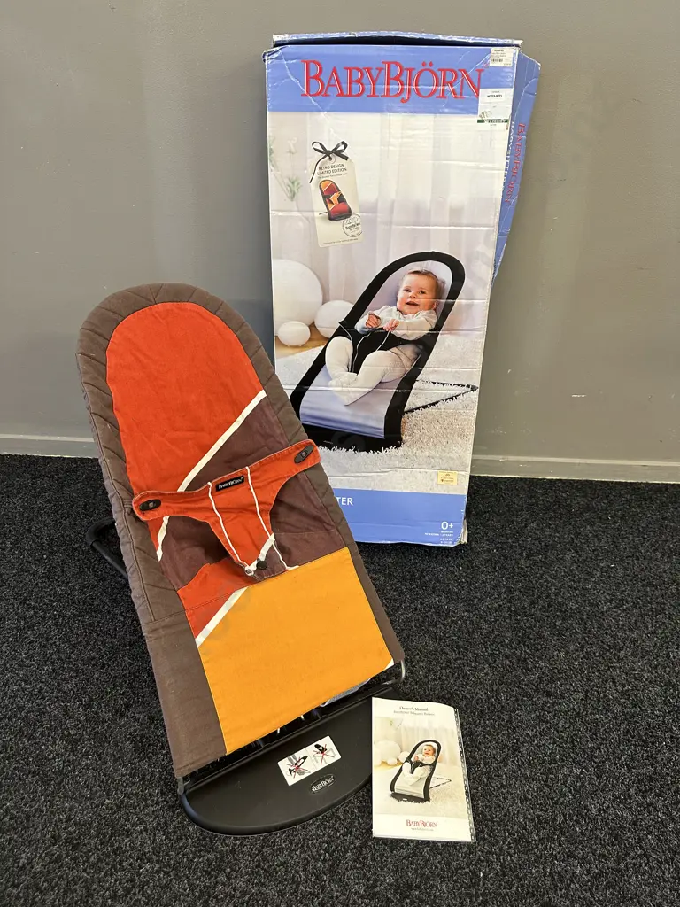BabyBjorn Babysitter Balance Bouncer - Limited Edition Retro Design - Boxed Image 1++
