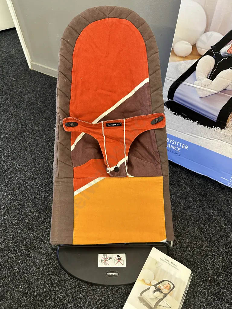 BabyBjorn Babysitter Balance Bouncer - Limited Edition Retro Design - Boxed Image 1++