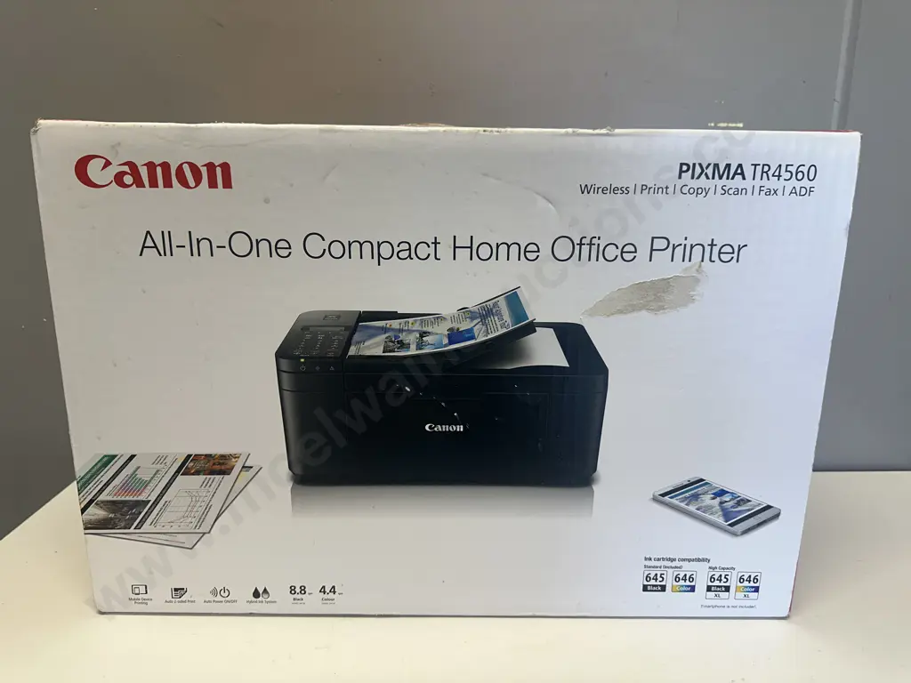 Canon PIXMA TR4660 All-In-One Compact Home Office Printer, Boxed Image 1++