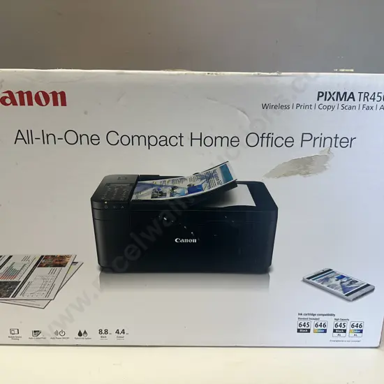 Canon PIXMA TR4660 All-In-One Compact Home Office Printer, Boxed