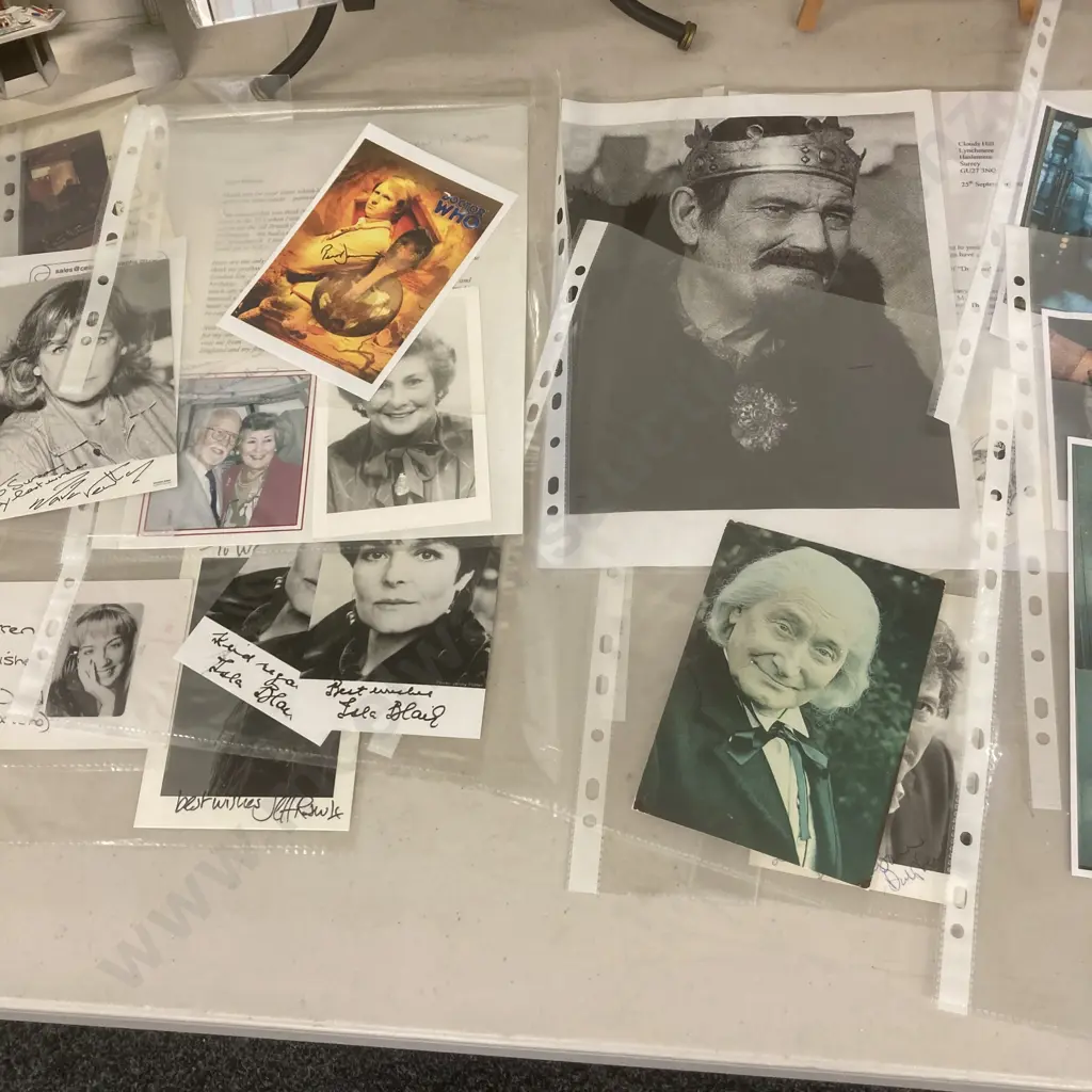Dr Who Autographs, Correspondence, Signed Photos Etc Image 1++