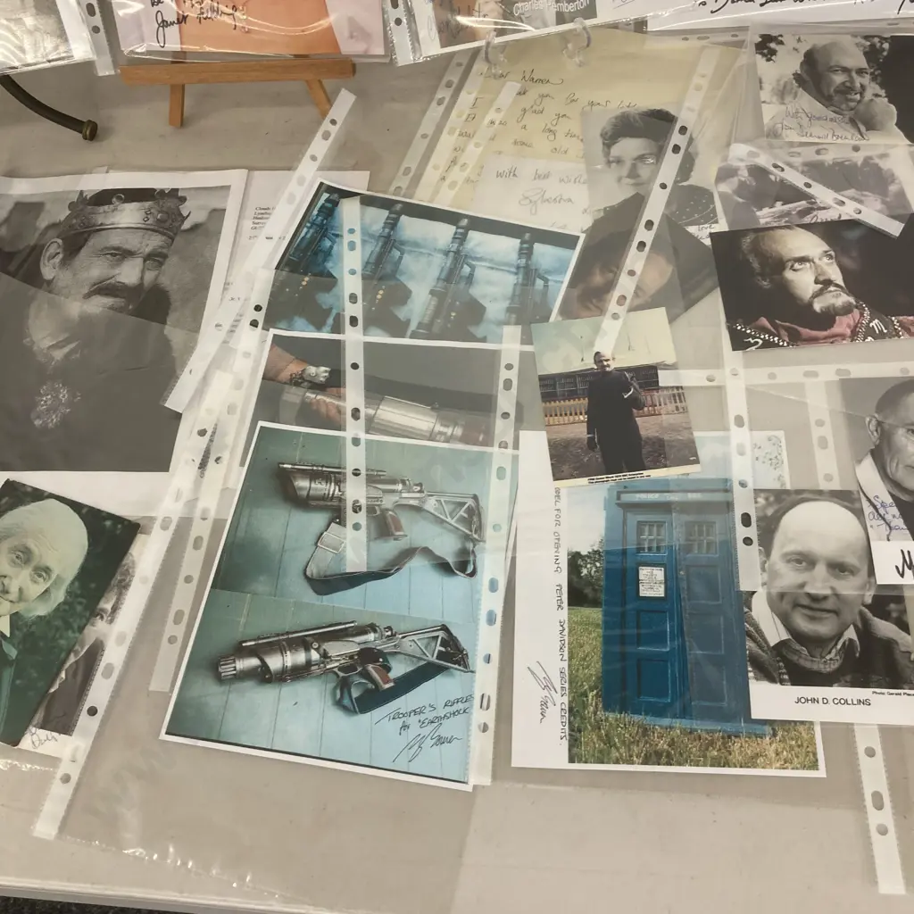 Dr Who Autographs, Correspondence, Signed Photos Etc Image 1++