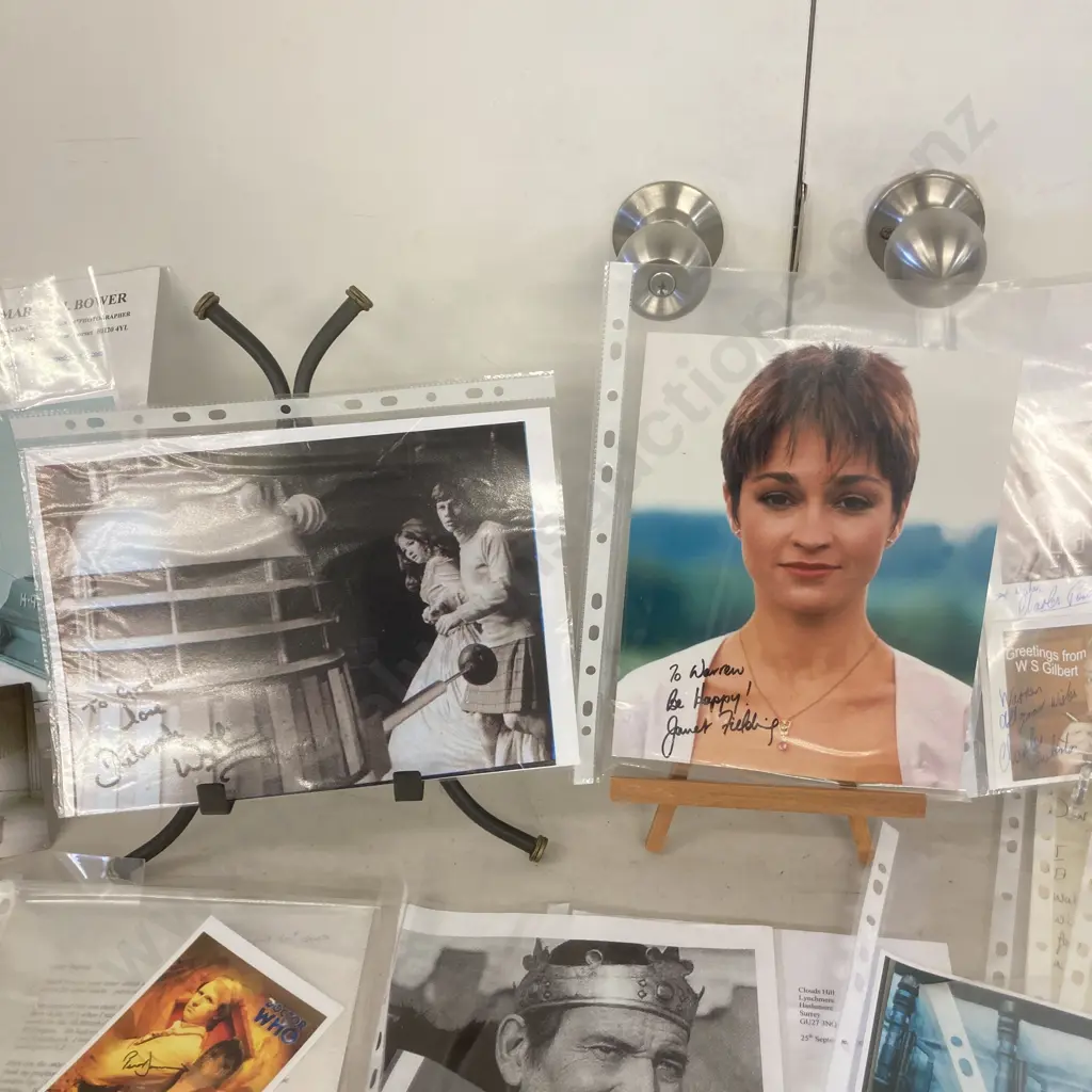 Dr Who Autographs, Correspondence, Signed Photos Etc Image 1++