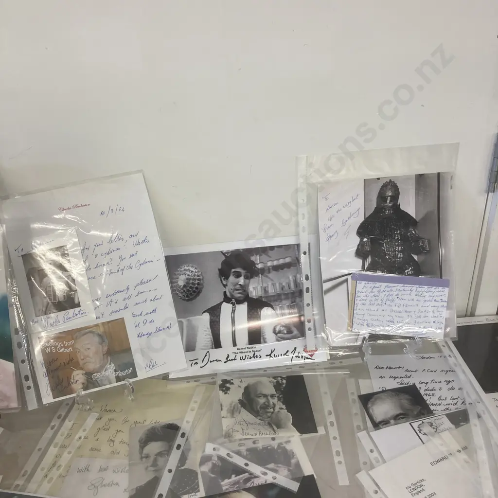 Dr Who Autographs, Correspondence, Signed Photos Etc Image 1++