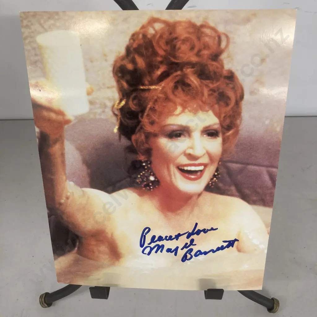 Majel Barrett - Star Trek Signed 10"x 8" Photo Image 1++