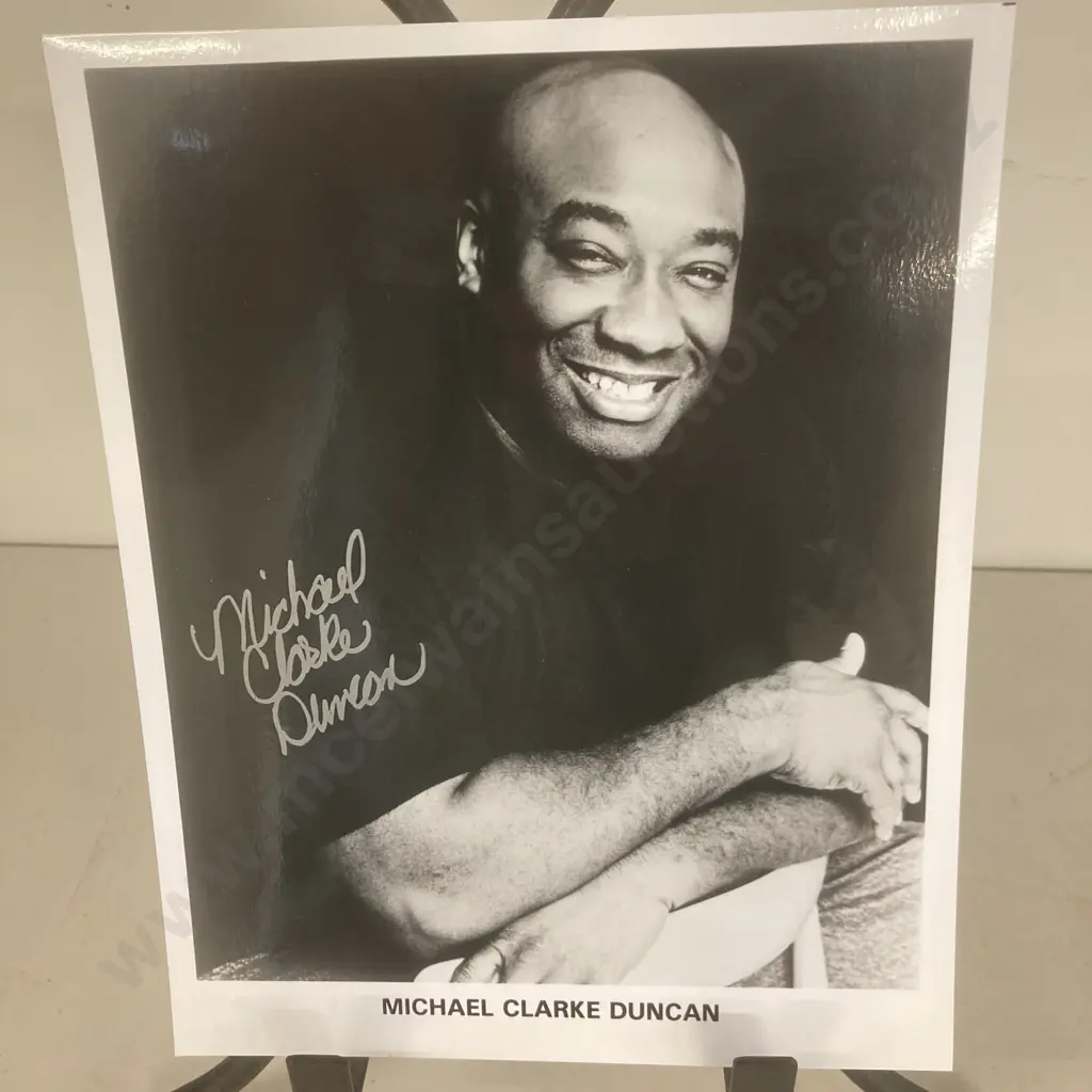 Michael Clarke Duncan The Green Mile Autograph Signed 10 x 8" Photo Image 1++