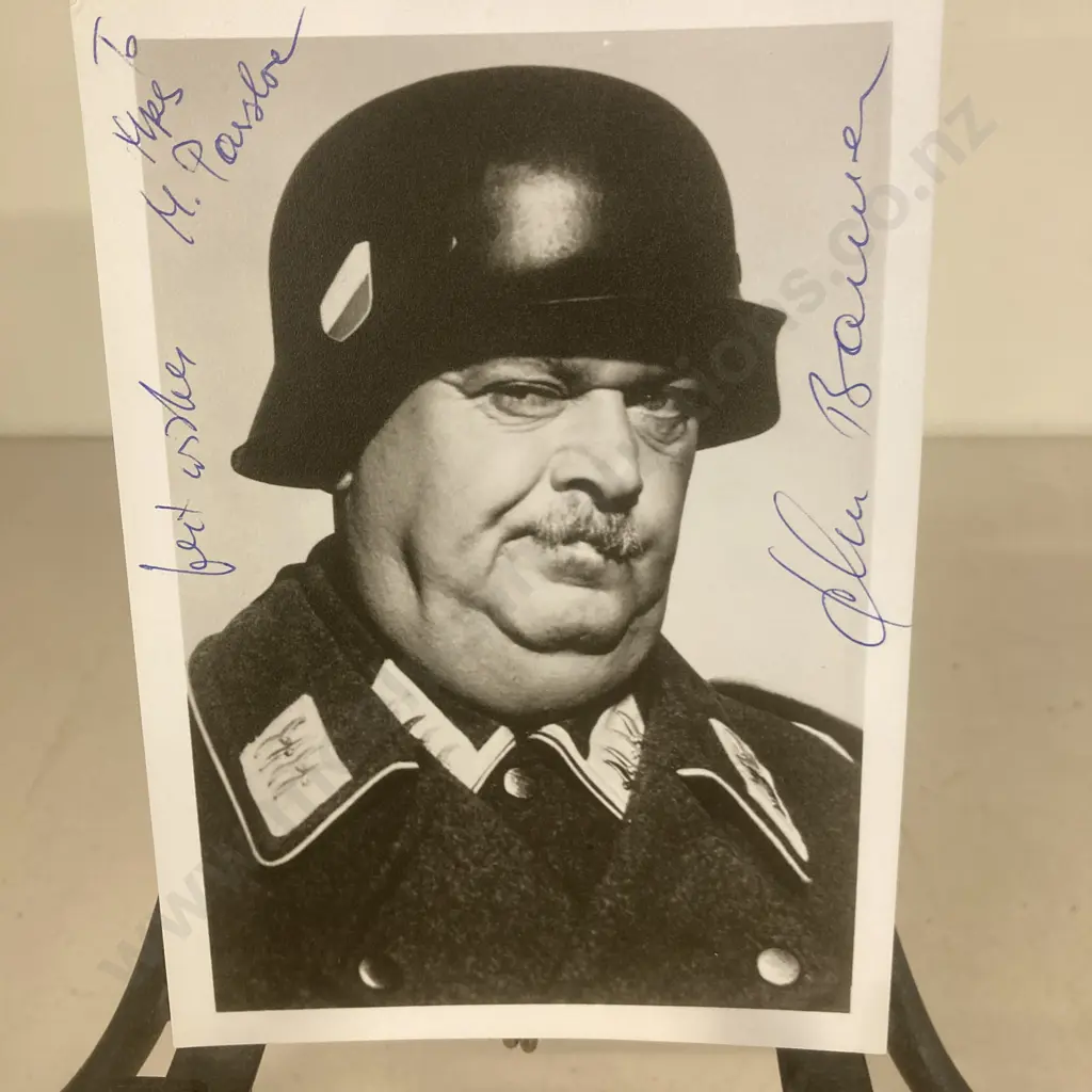 John Banner Hogan's Heroes Sergeant Schultz Signed Autographed 7" x 5" Black & White Photo Image 1++