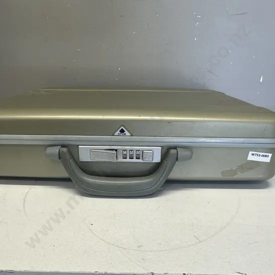 Vintage Hardshell Briefcase With Combination Lock
