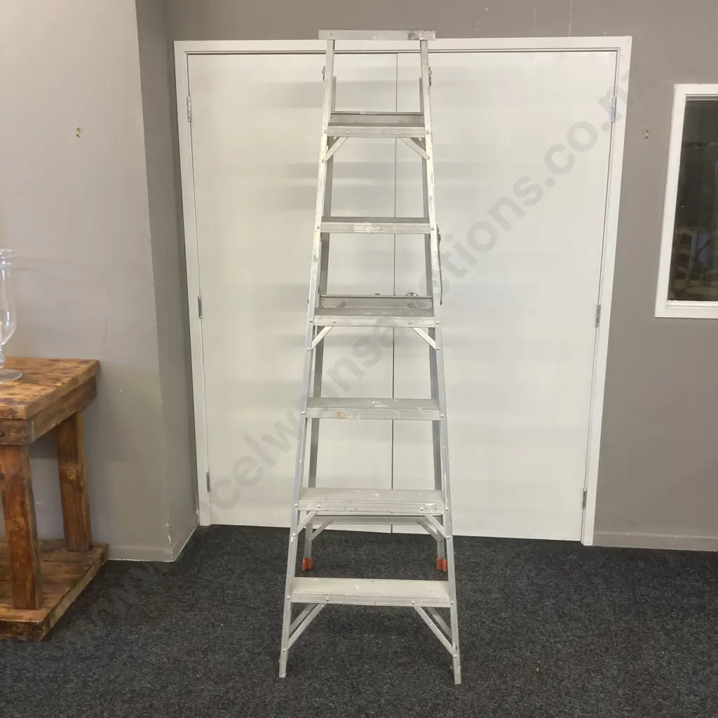6 Tread Aluminium Ladder, 204cm Image 1++