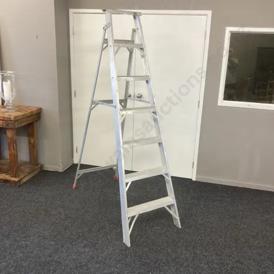 6 Tread Aluminium Ladder, 204cm