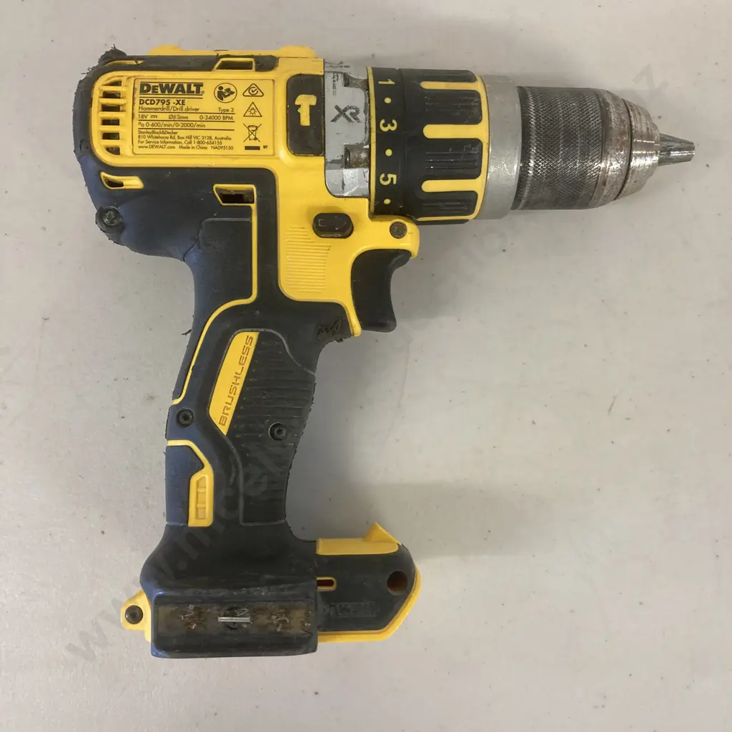 DeWALT 18V Brushless Hammerdrill / Drill Driver Skin - DCD795-XE Image 1++