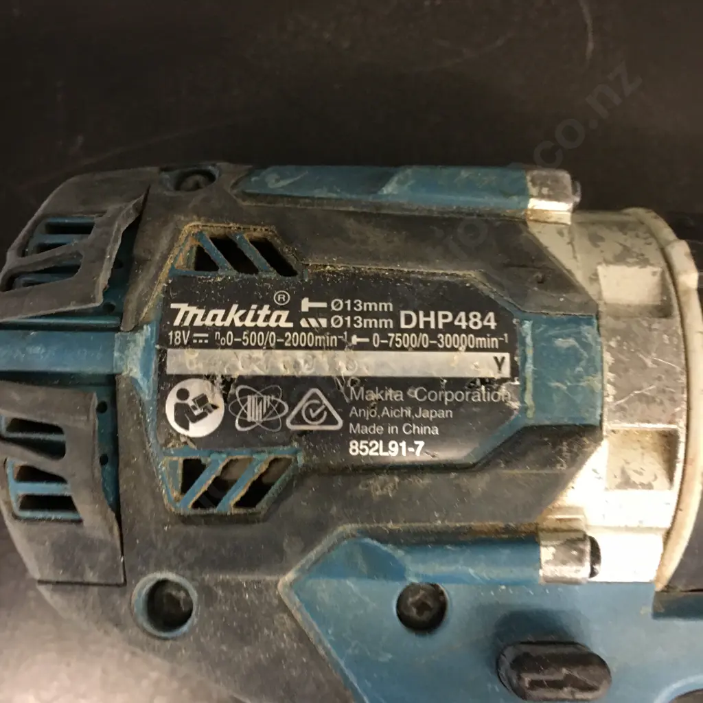 Makita DHP484 18V Cordless Brushless Hammer Driver Drill Skin Image 1++