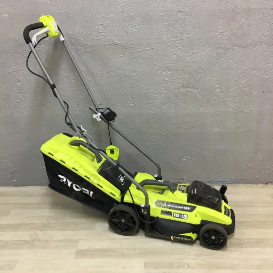 Ryobi 18V One+ OM1833S 33cm Lawnmower With 1.4Ah Battery & Charger