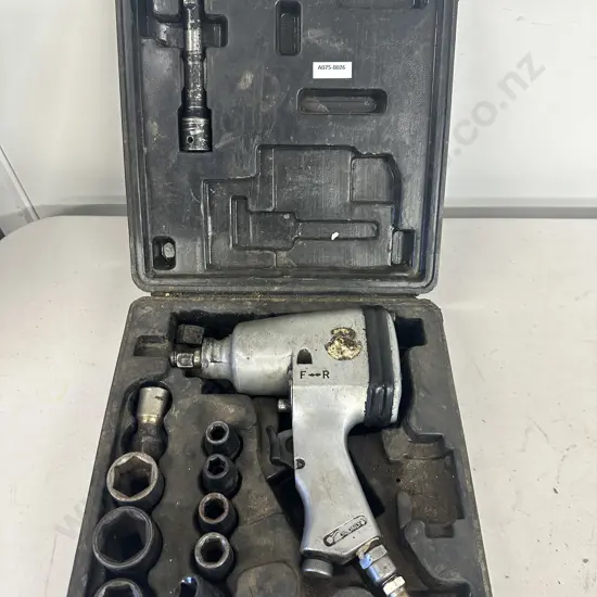 Air Impact Wrench In Case With Sockets