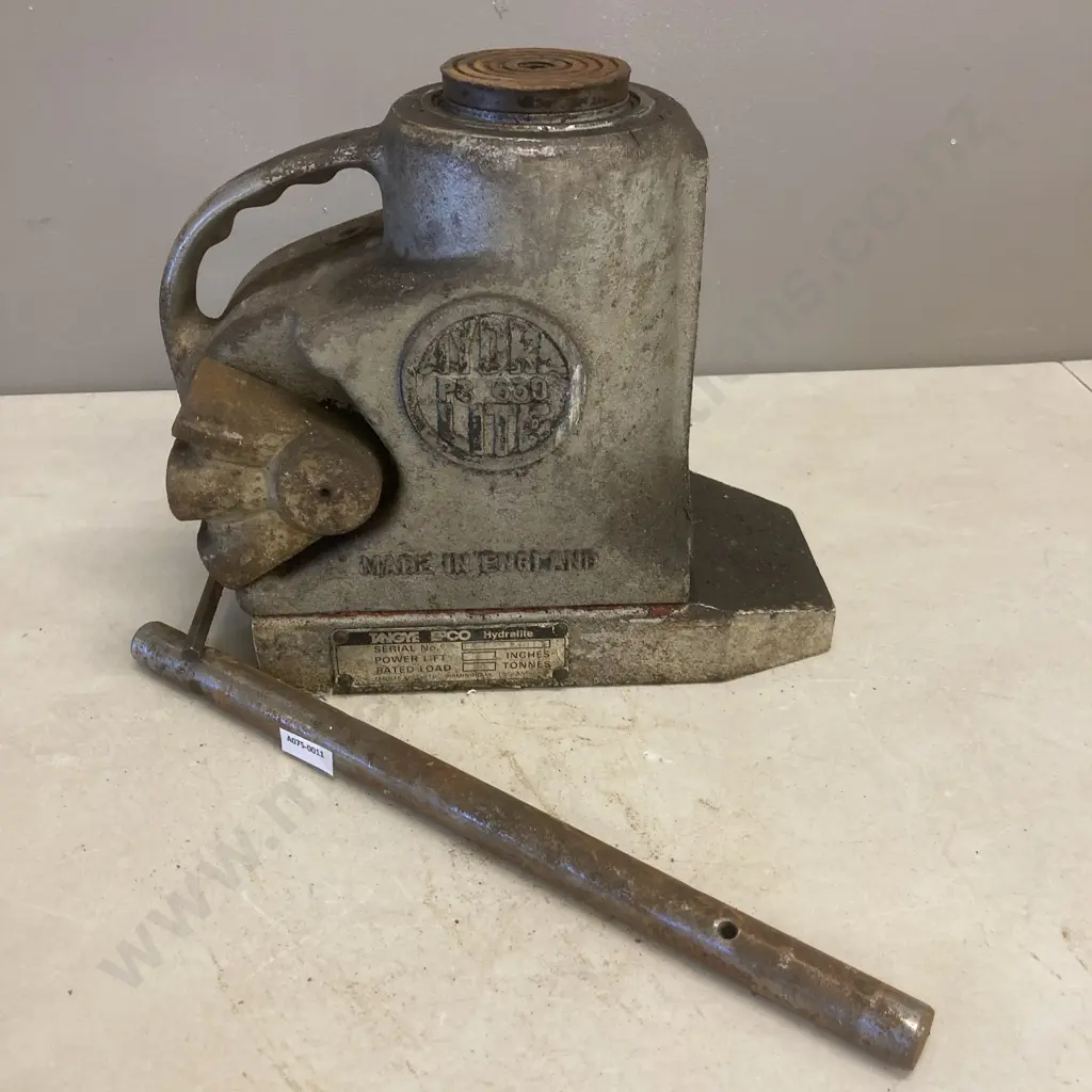 Tangye Epco (England) Hydra Lite PS 630 30 Tonnes Hydraulic Bottle Jack Image 1++