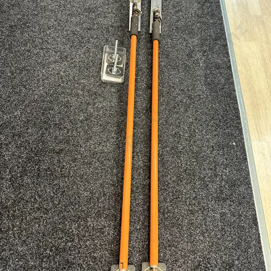 Pair of Adjustable Support Poles / Cabinet Jacks
