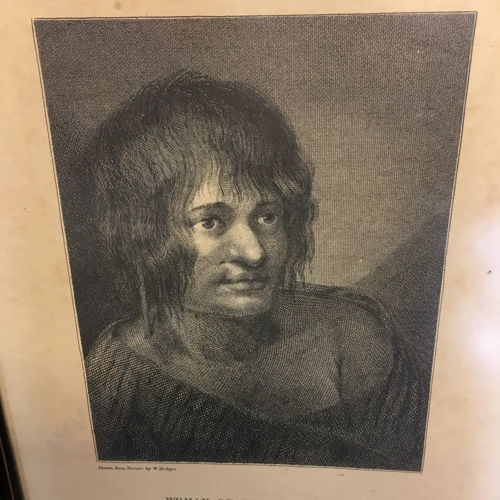'A Woman of New Zealand' by William Hodges Framed Glazed Print 1776. 40 x 30cm Image 1++