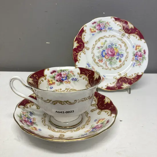 Royal Albert Vintage "Canterbury"  832/881 Tea Trio - Made in England 1950s