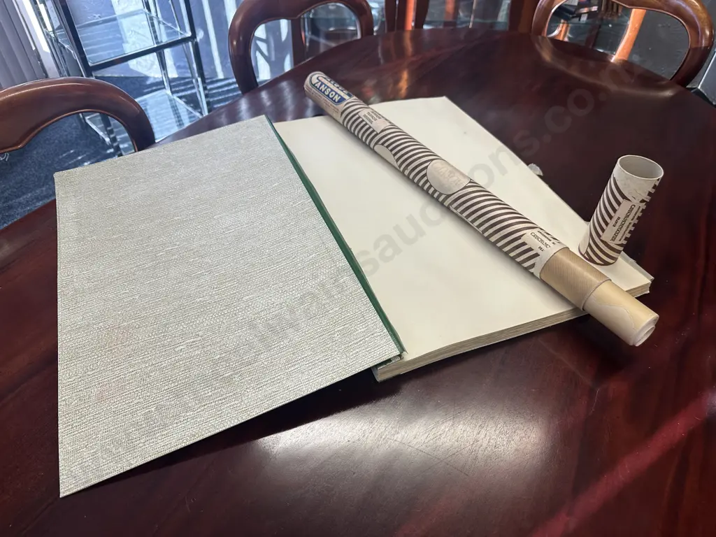 Canson Superior Tracing Paper Roll 90 - 95 g/m² In Cardboard Tube. A2 Sized Artists Book With Alternating Tracing Paper Image 1++