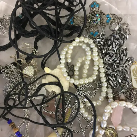 Selection Of Costume Jewellery Assorted Necklaces