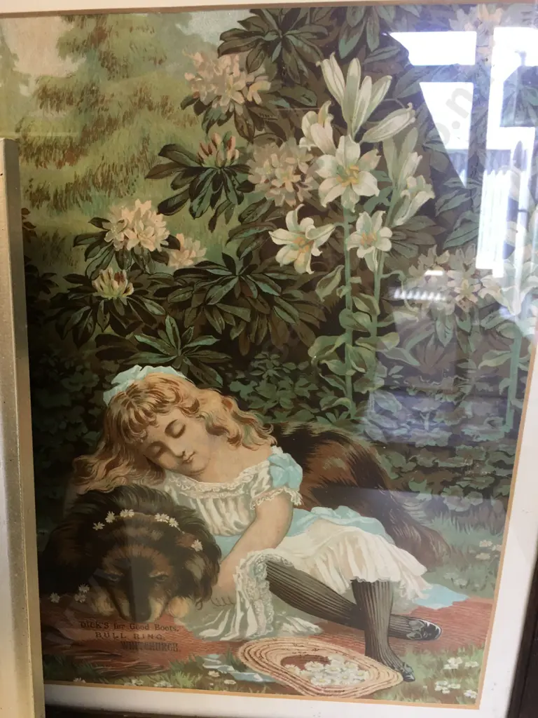 Vintage La Fevte-Utole Biscuits, Mon OuuRage & Dicks Good Boots - Whitchurch, Framed Prints Image 1++
