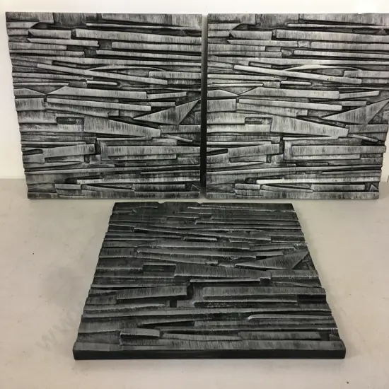 Umbra Tali 12' x 12' Resin Wall Decor Tiles. Set of 3